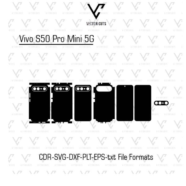Vivo S50 Pro Mini 5G Mobile Skin Template