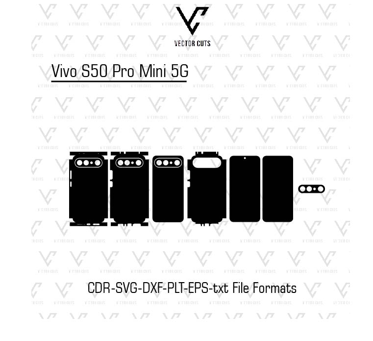 Vivo S50 Pro Mini 5G Mobile Skin Template