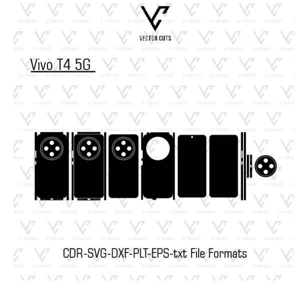 Vivo T4 5G Mobile Skin Template