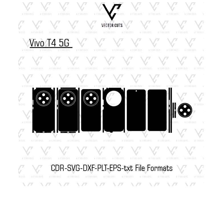 Vivo T4 5G Mobile Skin Template