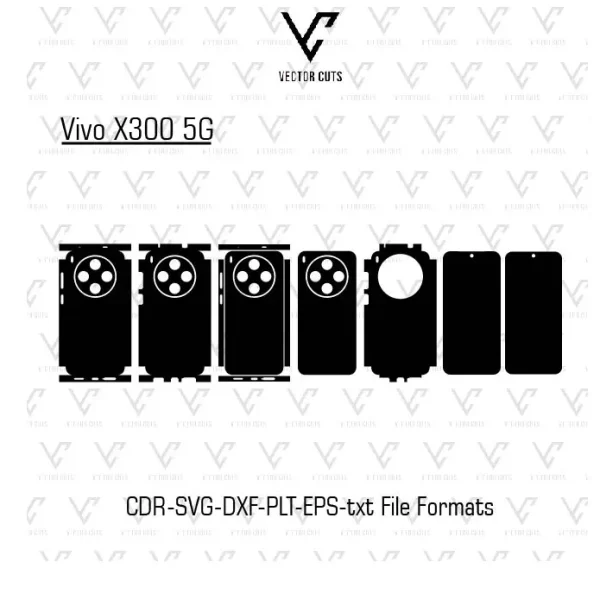 Vivo X300 Pro 5G Mobile Skin Template