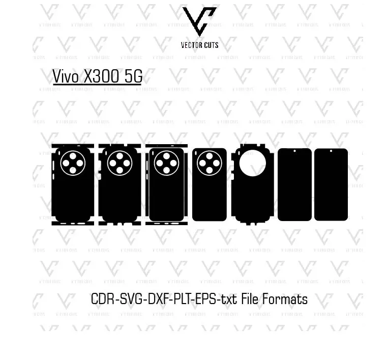 Vivo X300 Pro 5G Mobile Skin Template