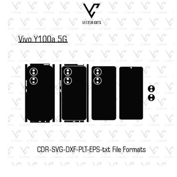 Vivo Y100a 5G Mobile Skin Template