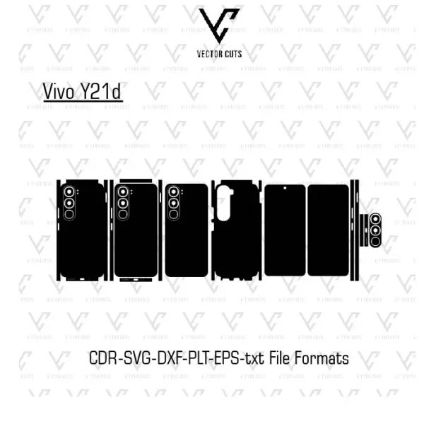 Vivo Y21d Mobile Skin Template