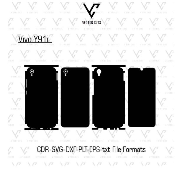 Vivo Y91i Mobile Skin Template