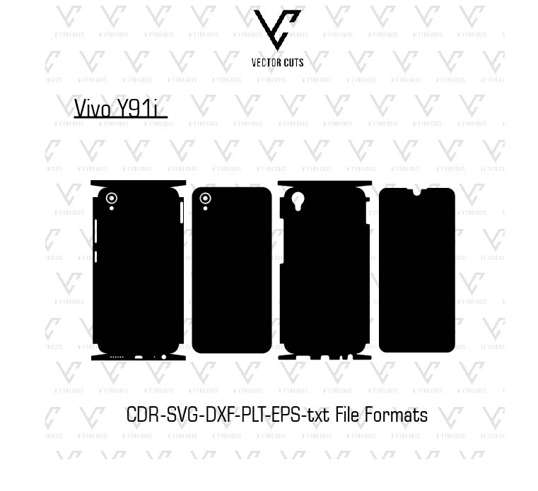 Vivo Y91i Mobile Skin Template