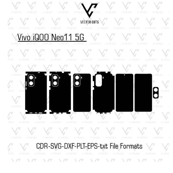 Vivo iQOO Neo11 5G Mobile Skin Template