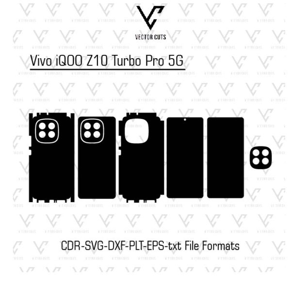 Vivo iQOO Z10 Turbo Pro 5G Mobile Skin Template