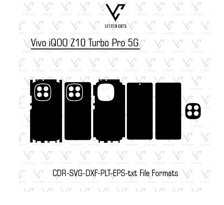 Vivo iQOO Z10 Turbo Pro 5G Mobile Skin Template