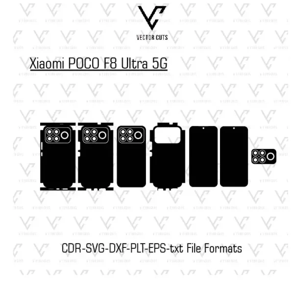 Xiaomi POCO F8 Ultra 5G Mobile Skin Template