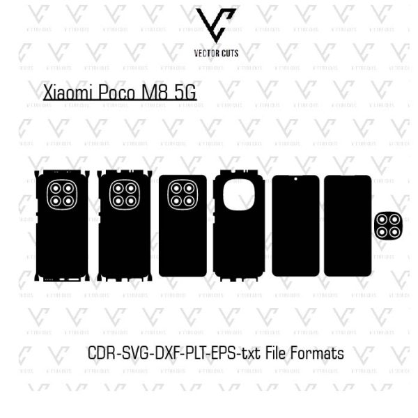 Xiaomi Poco M8 5G Mobile Skin Template
