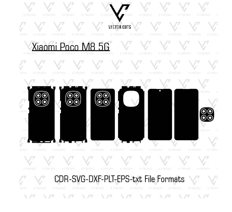 Xiaomi Poco M8 5G Mobile Skin Template