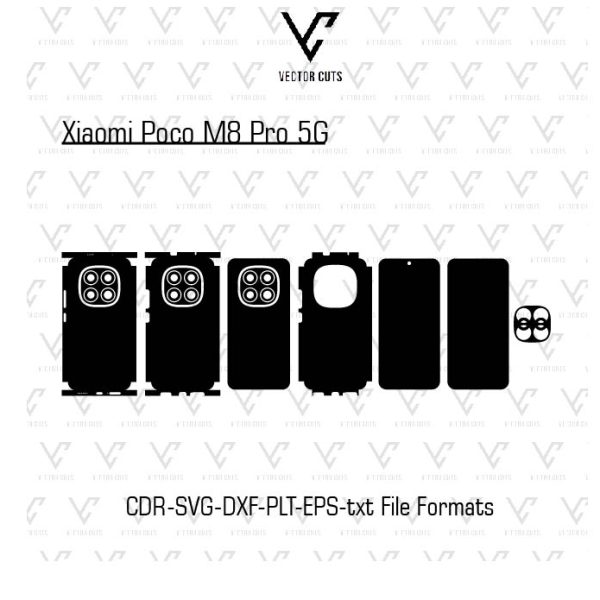 Xiaomi Poco M8 Pro 5G Mobile Skin Template