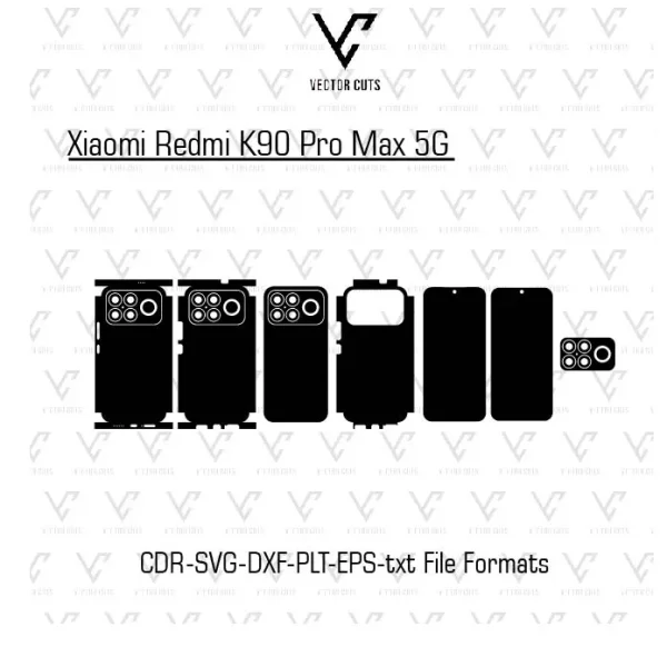 Xiaomi Redmi K90 Pro Max 5G Mobile Skin Template