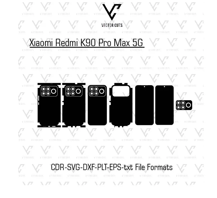 Xiaomi Redmi K90 Pro Max 5G Mobile Skin Template