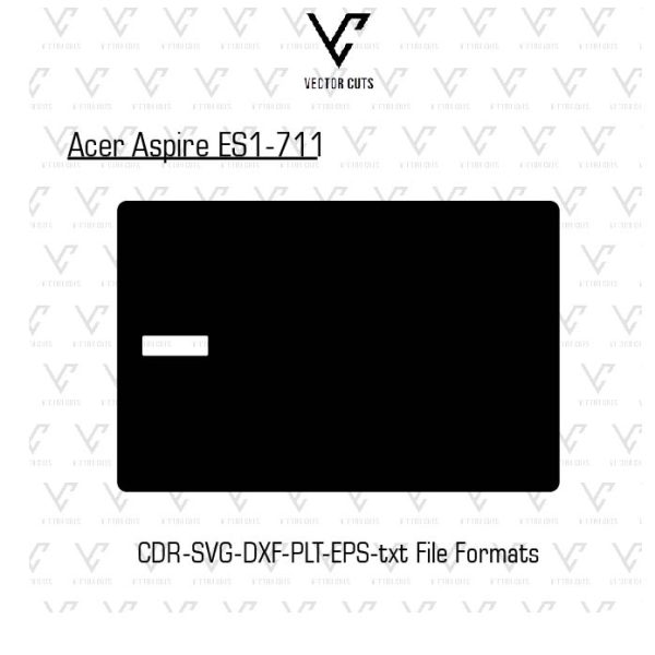 Acer Aspire ES1-711 laptop skin template vector file