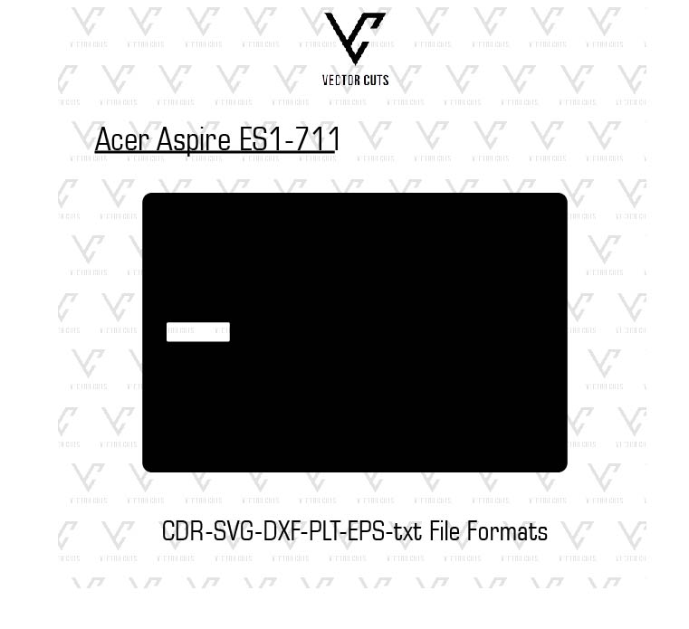 Acer Aspire ES1-711 laptop skin template vector file