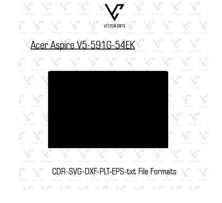Acer Aspire V5-591G-54EK laptop skin template vector file