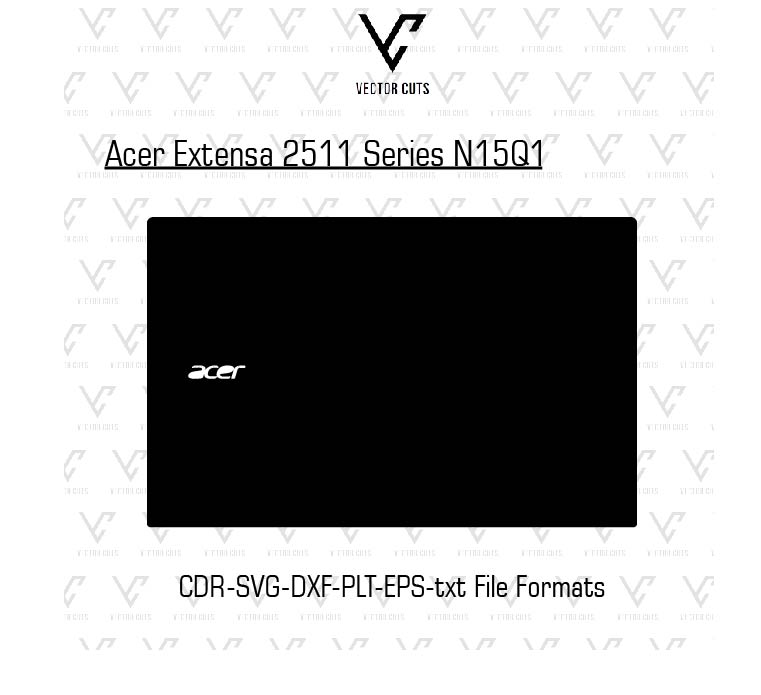 Acer Extensa 2511 Series N15Q1 laptop skin template vector file