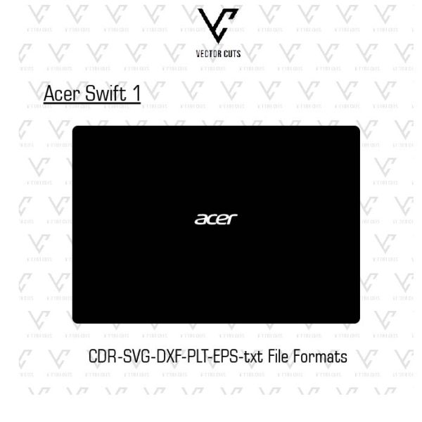 Acer Swift 1 laptop skin template vector file