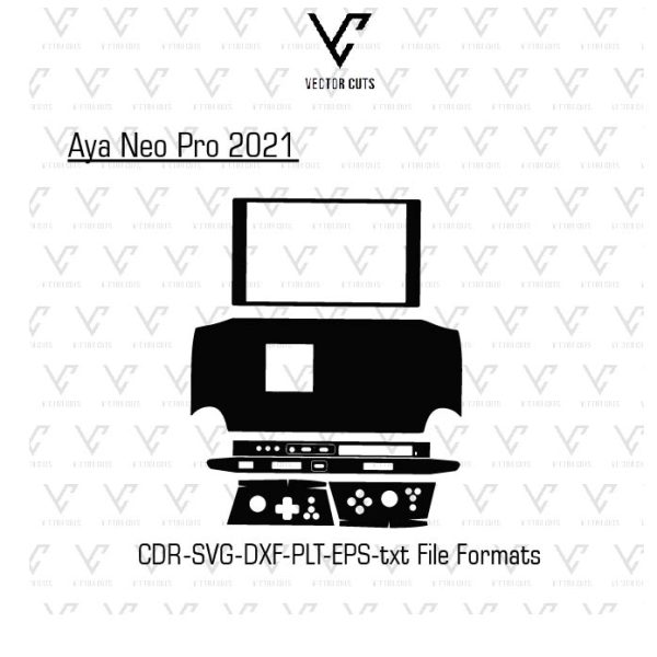 Aya Neo Pro 2021 Vinyl Skin Template Vector