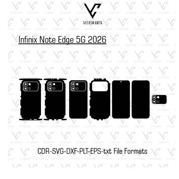 Infinix Note Edge 5G 2026 Mobile Skin Template
