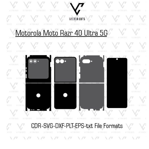 Motorola Moto Razr 40 Ultra 5G Mobile Skin Template