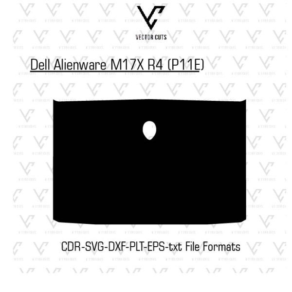 Dell Alienware M17X R4 (P11E) Laptop Skin Template