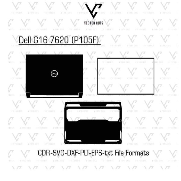 Dell G16 7620 (P105F) Laptop Skin Template