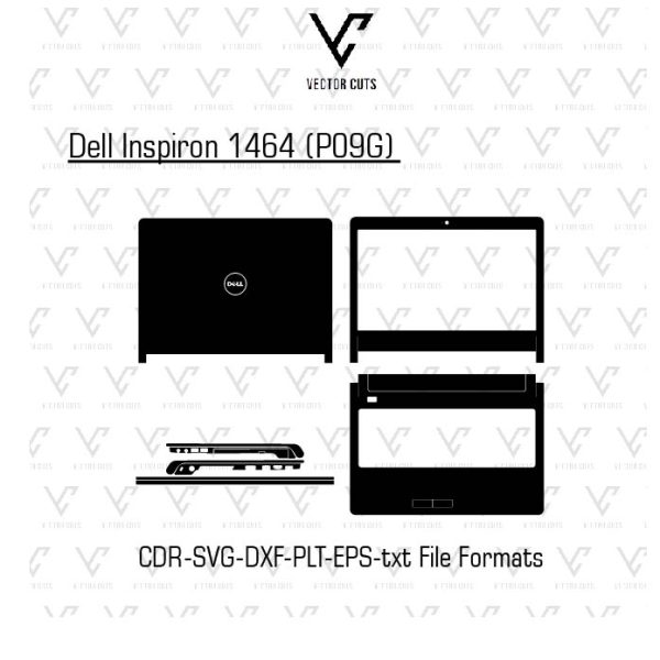 Dell Inspiron 1464 (P09G) Laptop Skin Template