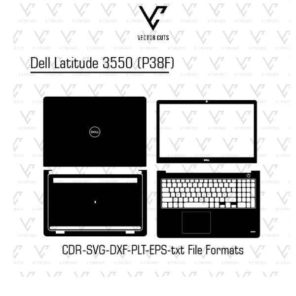 Dell Latitude 3550 (P38F) Laptop Skin Template