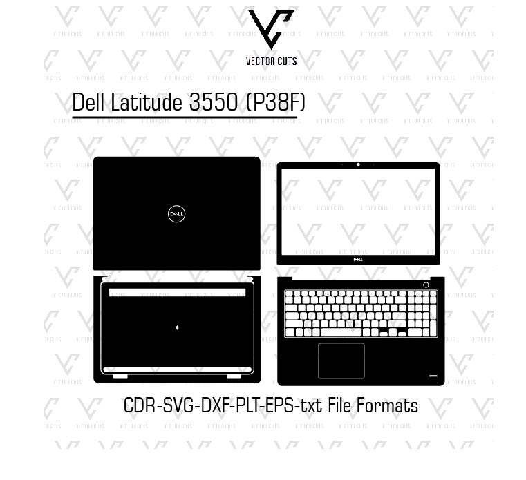 Dell Latitude 3550 (P38F) Laptop Skin Template