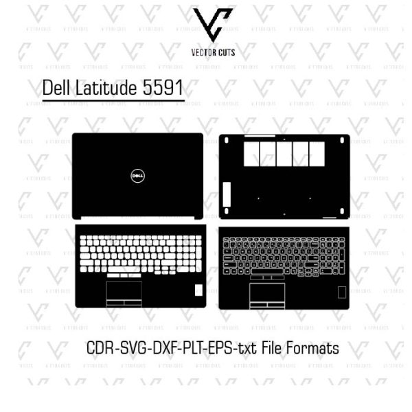 Dell Latitude 5591 Laptop Skin Template