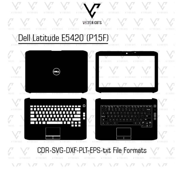 Dell Latitude E5420 (P15F) Laptop Skin Template