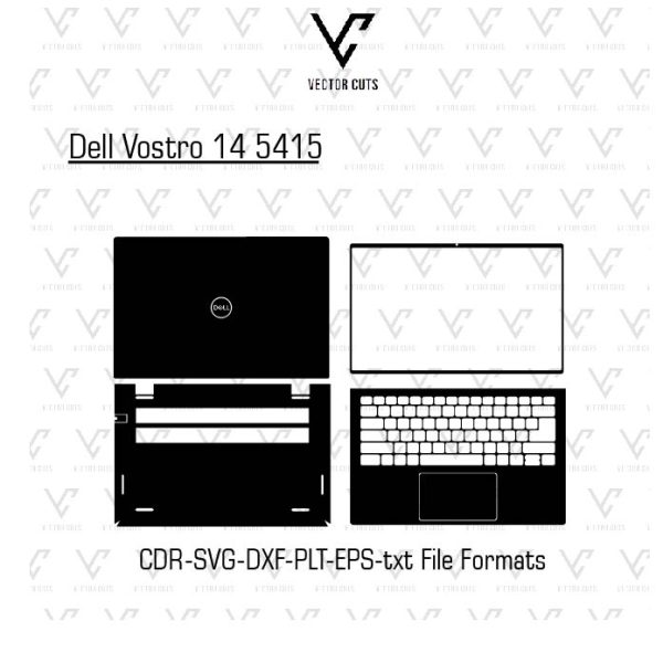 Dell Vostro 14 5410 Laptop Skin Template