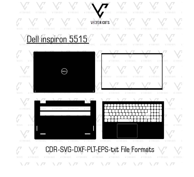 Dell inspiron 5515 Laptop Skin Template