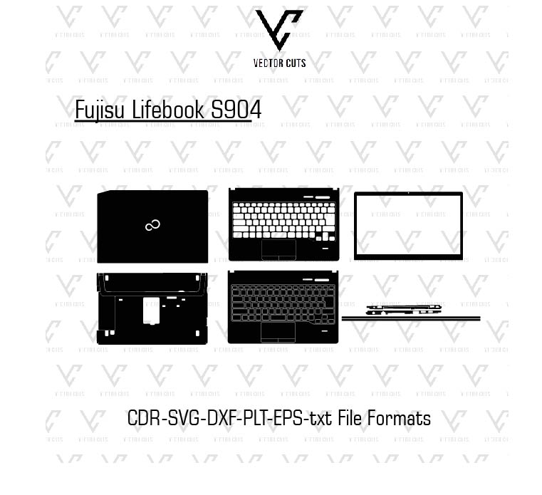 Fujisu Lifebook S904 Laptop Skin Template