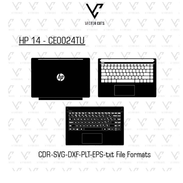 HP 14 - CE0024TU Laptop Skin Template