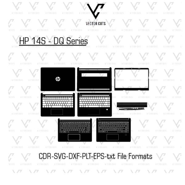HP 14S - DQ Series Laptop Skin Template