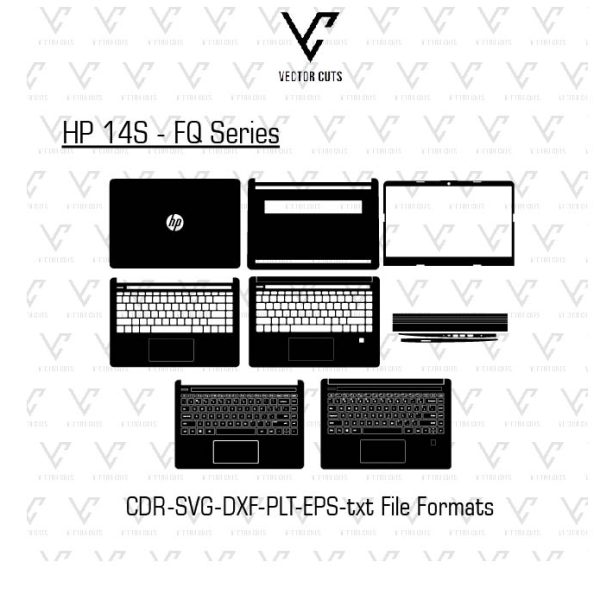 HP 14S - FQ Series Laptop Skin Template