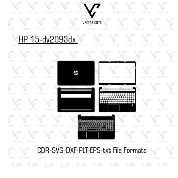 HP 15-dy2093dx Laptop Skin Template