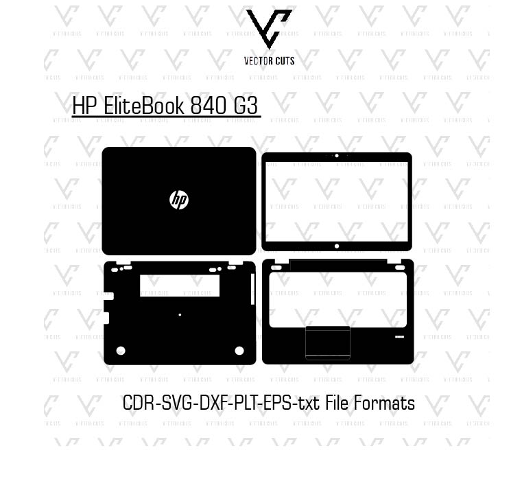 HP EliteBook 840 G3 Laptop Skin Template