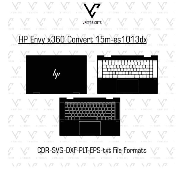 HP Envy x360 Convert 15m-es1013dx Laptop Skin Template