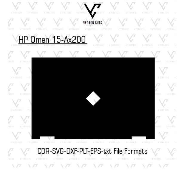 HP Omen 15-Ax200 Laptop Skin Template