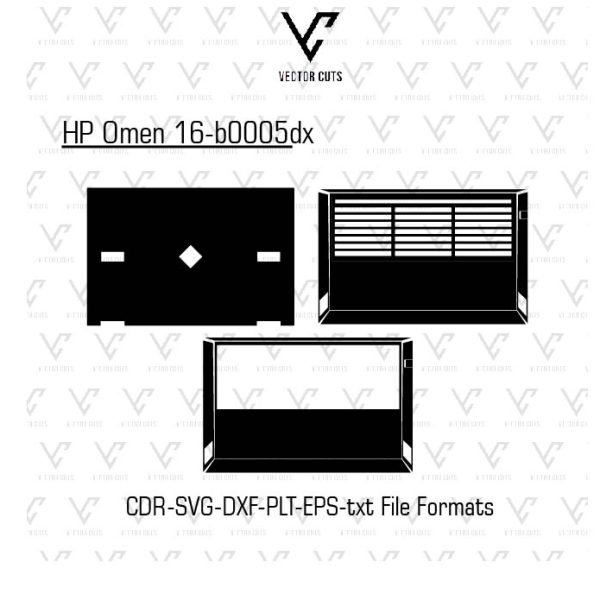 HP Omen 16-b0005dx Laptop Skin Template
