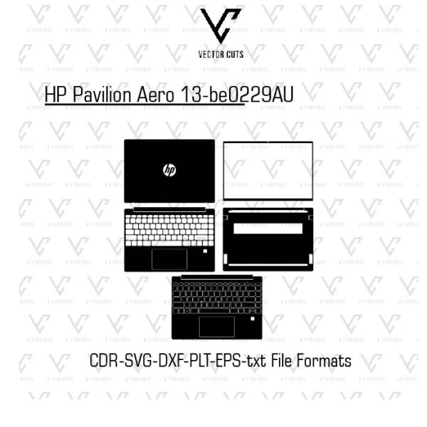 HP Pavilion Aero 13-be0229AU Laptop Skin Template