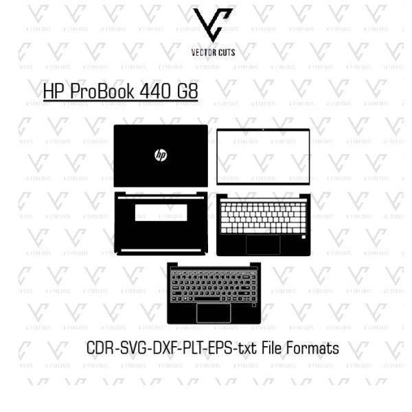 HP ProBook 440 G8 Laptop Skin Template