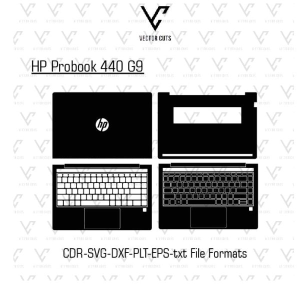 HP Probook 440 G9 Laptop Skin Template