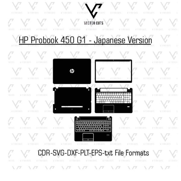 HP Probook 450 G1 - Japanese Version Laptop Skin Template