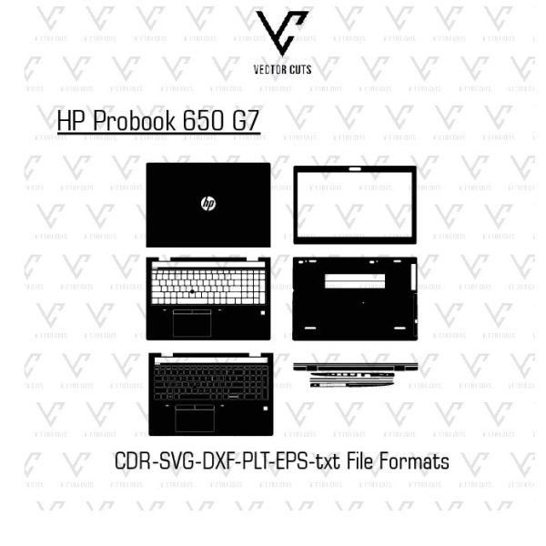 HP Probook 650 G7 Laptop Skin Template